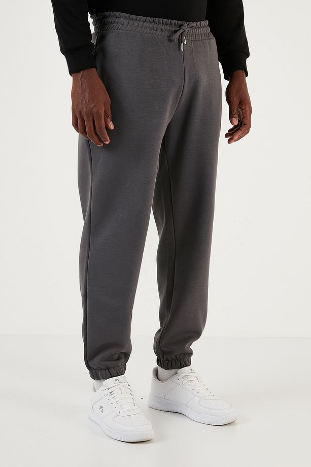 Pamuklu Regular Fit Normal Bel Lastikli Paça Cepli Eşofman Altı Erkek EŞOFMAN ALTI 59080153W - 5