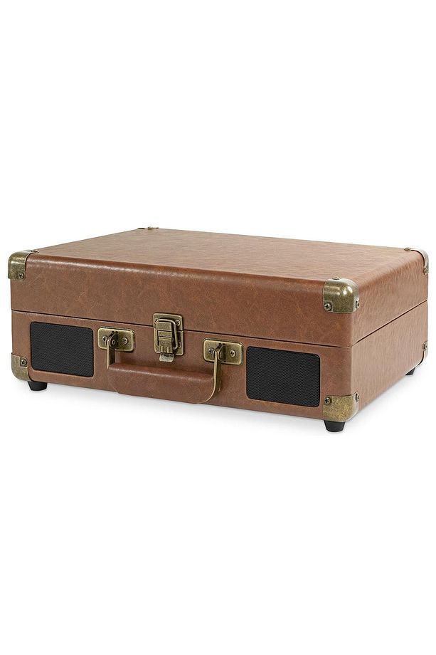 St14012 Retro Pikap Plak Çalar - Kahverengi - Bluetooth, Şarj - 3 Devir - Universal Iğneli - 3