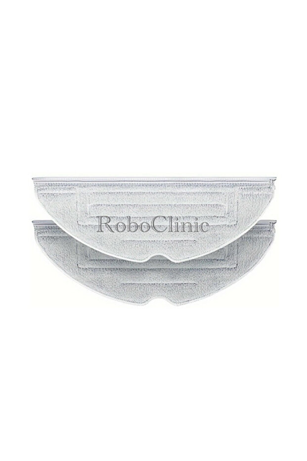 قطعتان من ممسحة الألياف الدقيقة المتوافقة مع Roborock S7Max / S7MaxV
