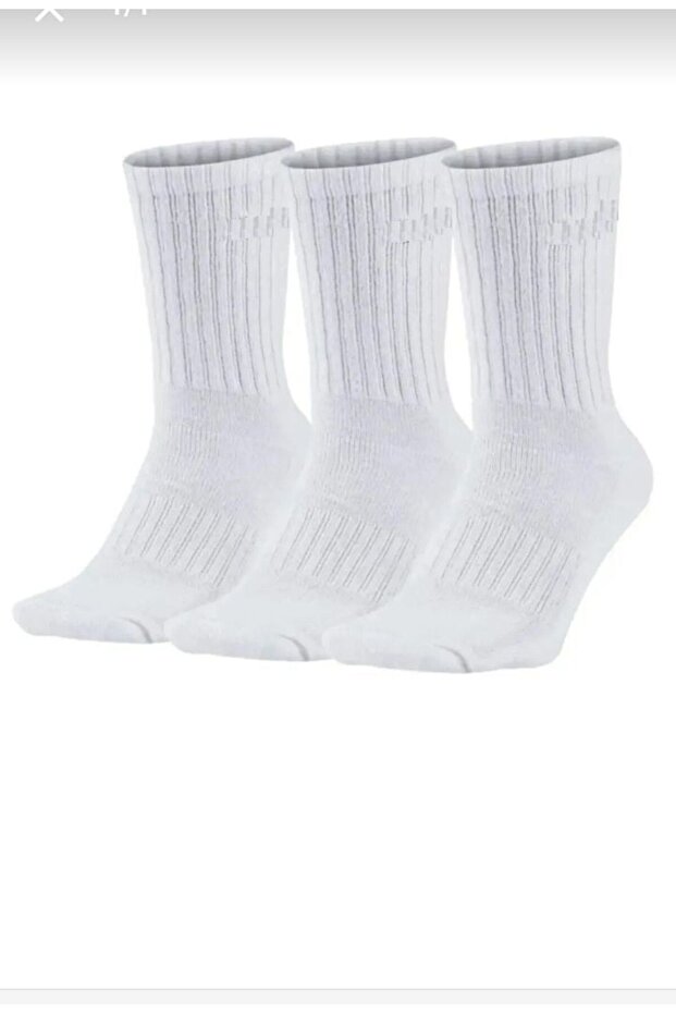 Set of 4 White Sports Socks