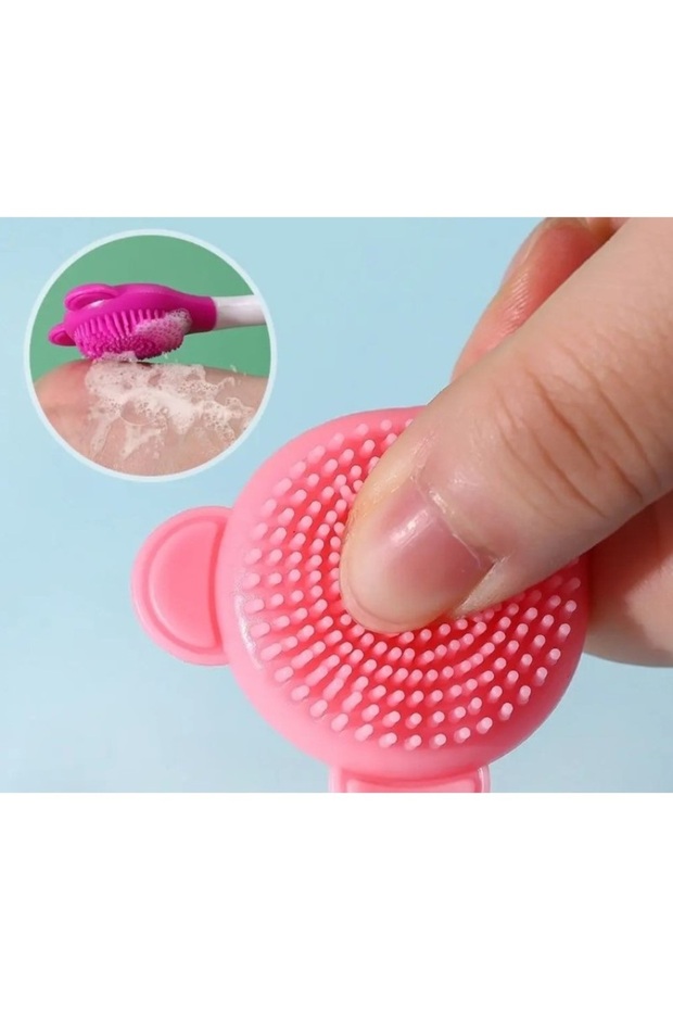 Silicone Facial Cleansing Brush and Mask Application Spatula - 7