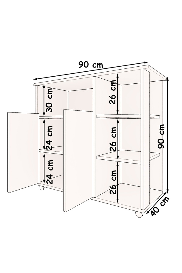 ÇOK AMAÇLI DOLAP MİKRO DALGA FIRIN DOLABI - 4