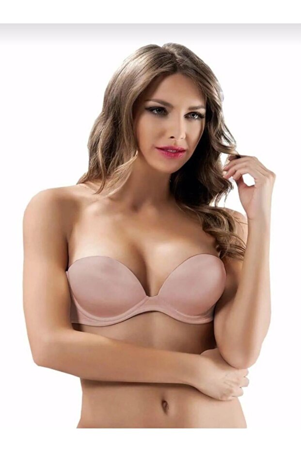 Le Jardin 7036 Women's Silicone Straplez Magic Bra 2 Pieces