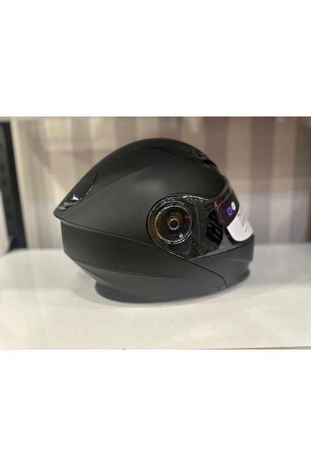 KASK SWAY 926 MAT SİYAH ÇENE AÇILIR - 4