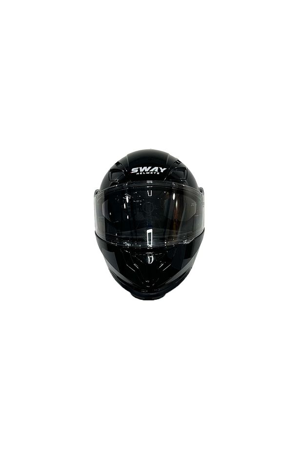 KASK SWAY 926 PARLAK SİYAH ÇENE AÇILIR - 2