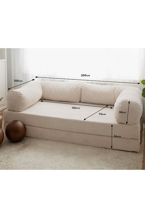 NOOK Modüler Yataklı Minder Koltuk - Daybed - 6