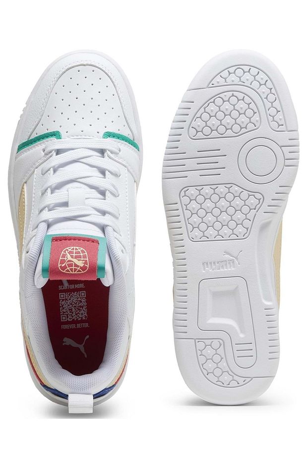 395568-01 Rebound V6 Lo R,s, B Jr Unisex Spor Ayakkabı Beyaz - 5