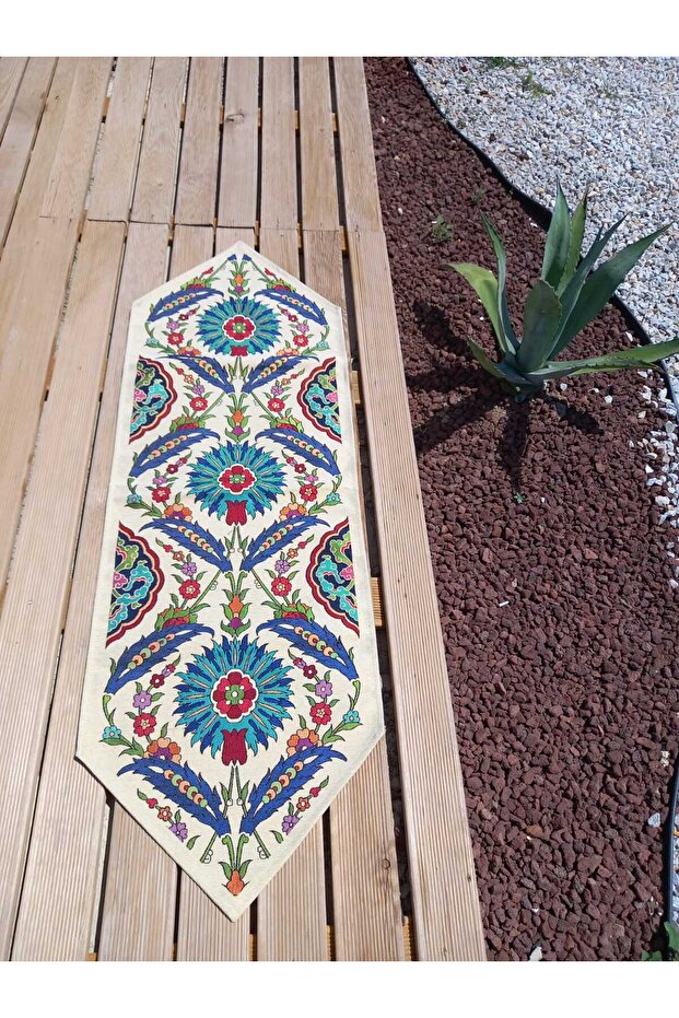 Dokuma Kumaş Goblen Runner - 5