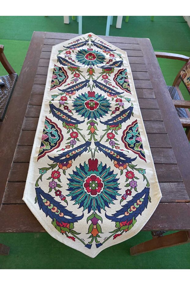 Dokuma Kumaş Goblen Runner - 8