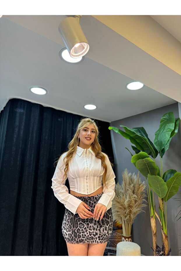 Poblin Agraflı Gömlek - 1