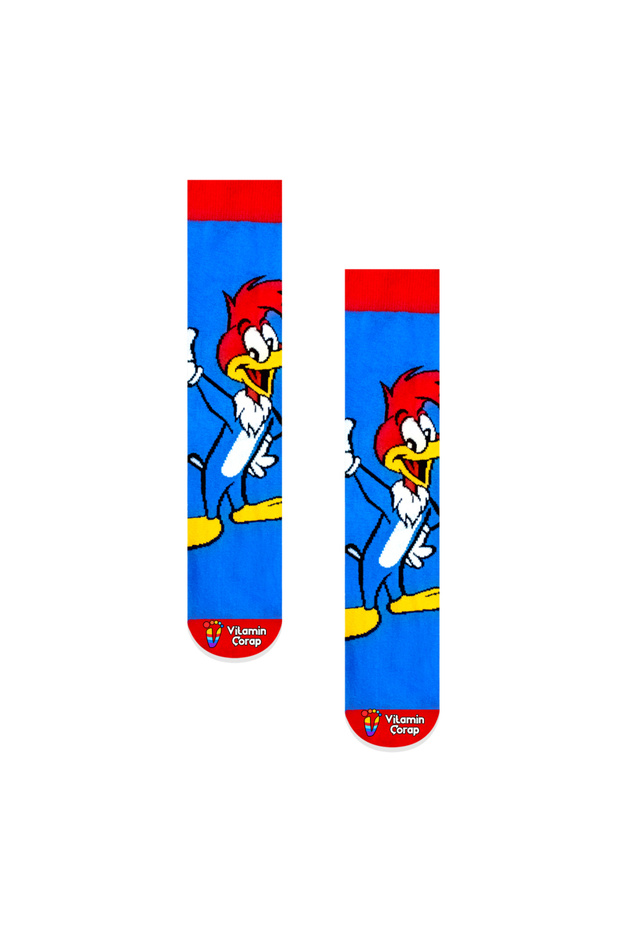 Woodpecker Woody Colorful Socks