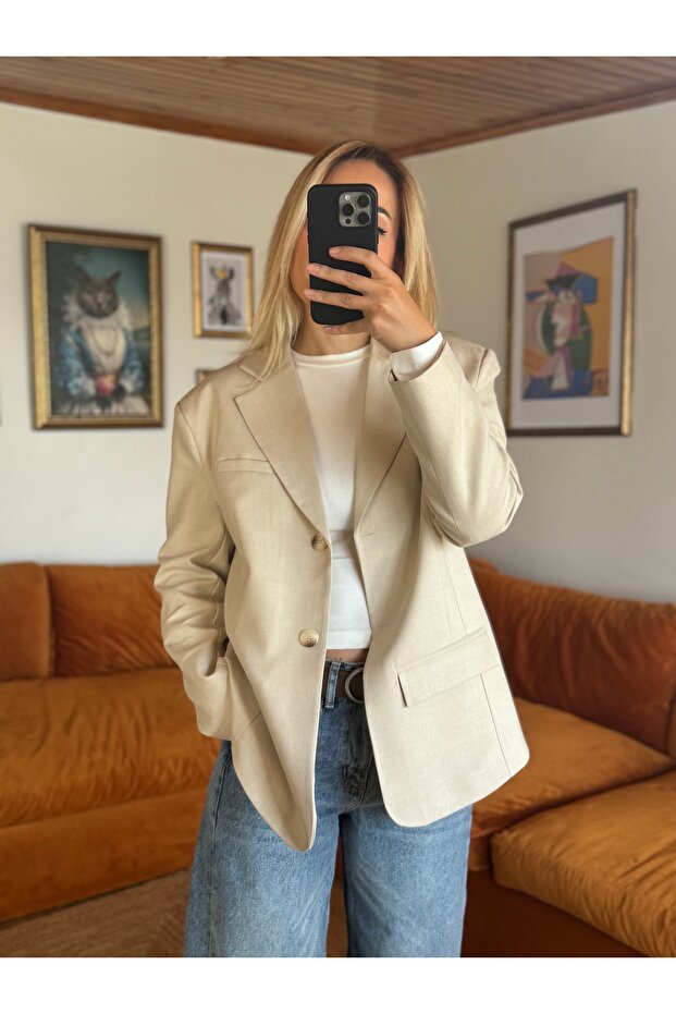 Bej blazer - 2