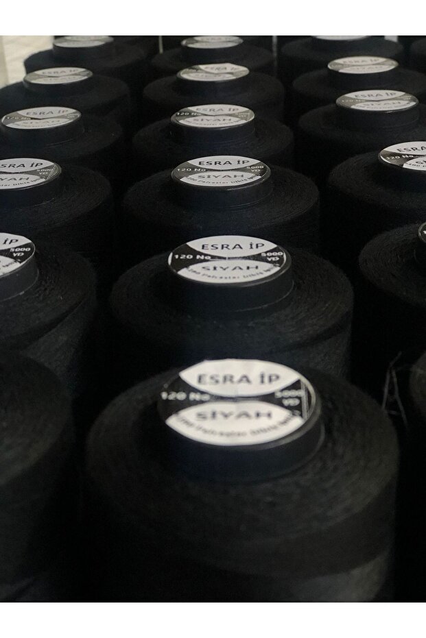 Black Sewing Thread Polyester 120 Number (READ DESCRIPTION) - 1