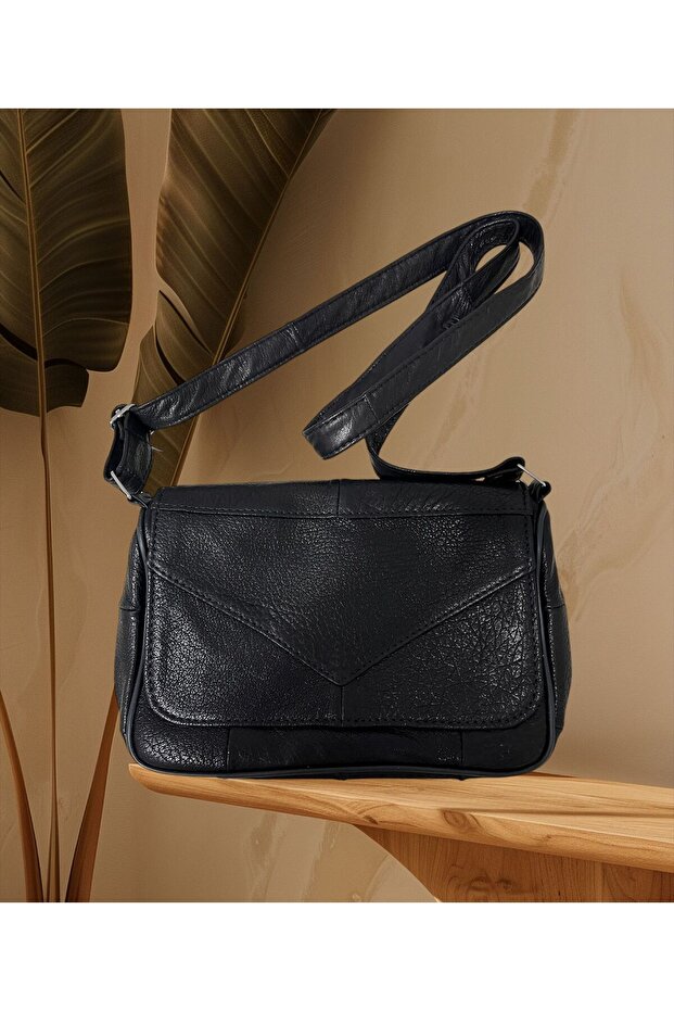 Elite Nova Shopping Genuine Leather Letter Model Leather Medium Size Crossbody Bag Ensh-00000223