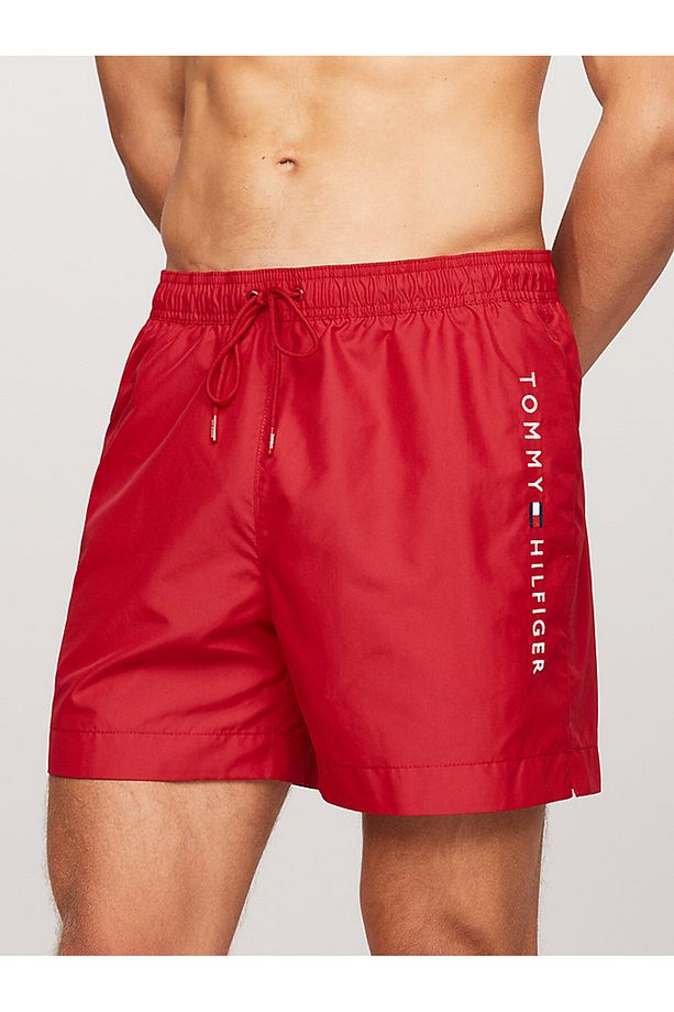 Erkek Medium Drawstring Deniz Şortu - 1