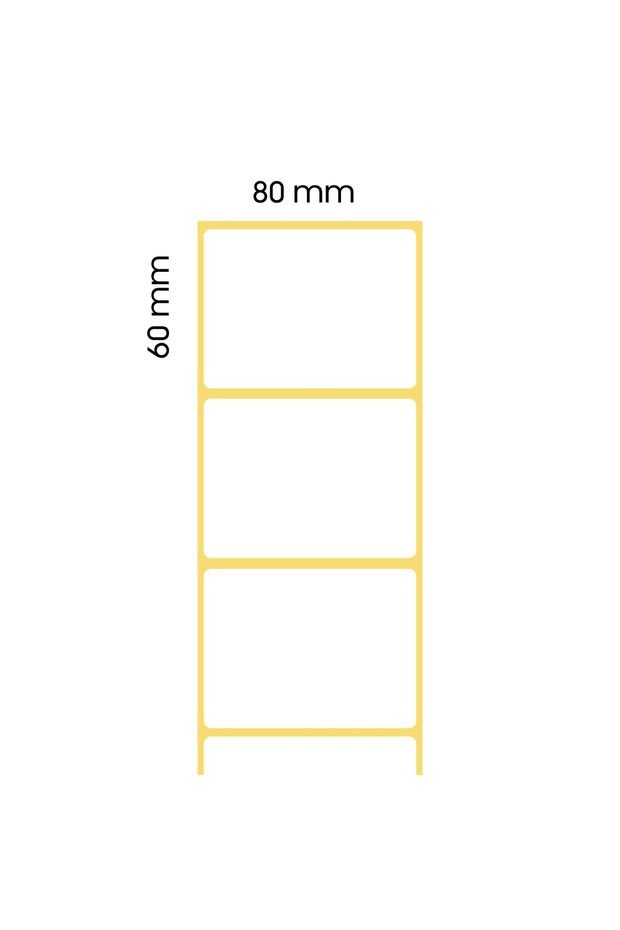 Termal Barkod 80x60 500'lü