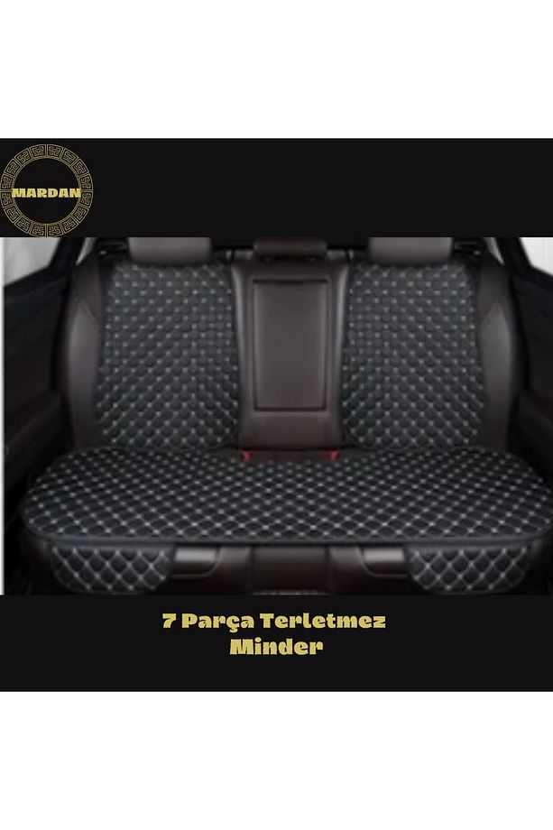FIAT DOBLO  - 2 MAXİ 5 VE 7 KİŞİ HAFİF TİCARİ 2004-2008 uyumlu 7 Parça Terletmez Kumaş Minder Takımı - 3
