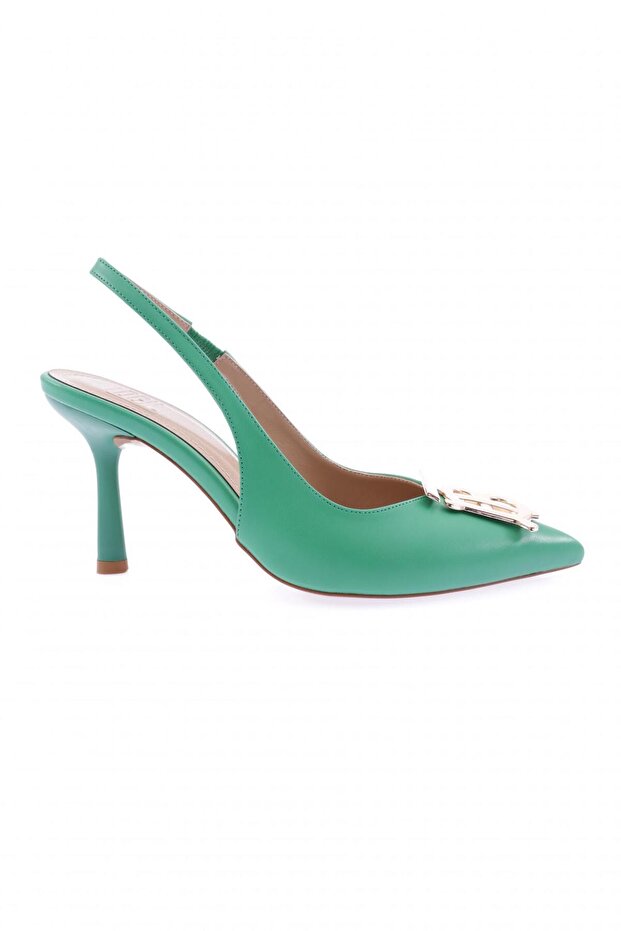 Women's Pointed Toe t Vharf Buckle Back Open Heeled Shoes 81163236