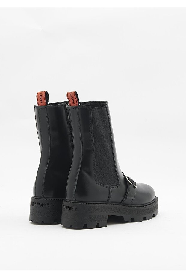 Caroline Kadın Siyah Deri Bot - 4