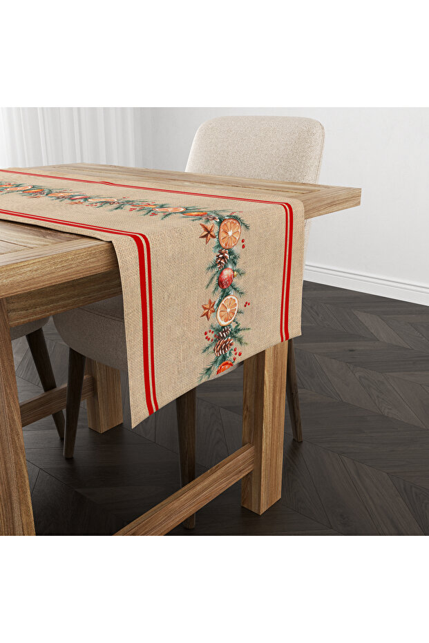 Christmas Themed 40X140 Velvet Runner