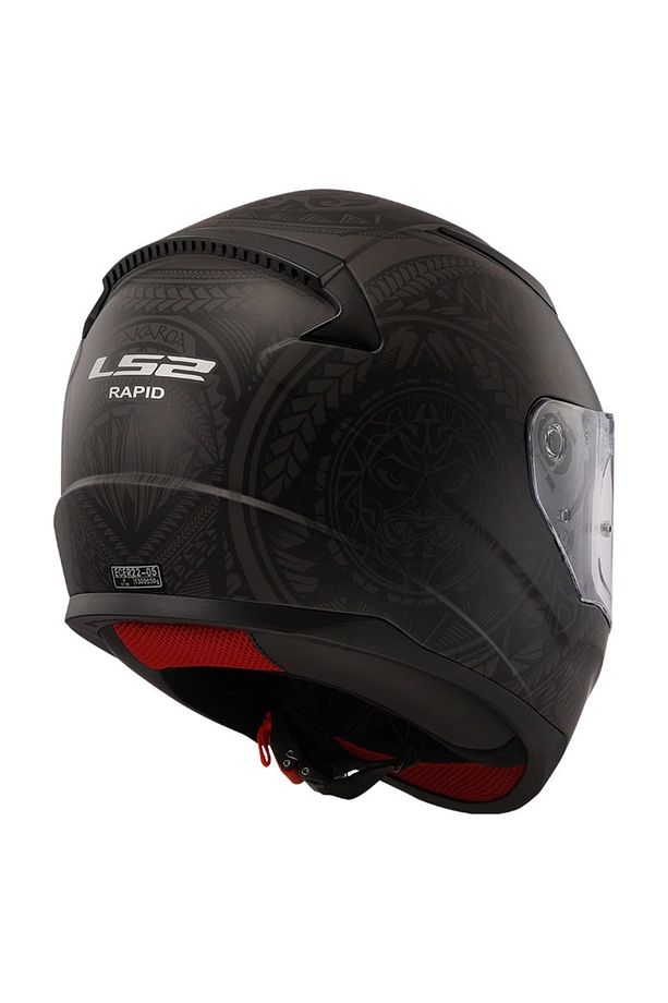 Rapıd Takaroa Mat Siyah Kask - 4