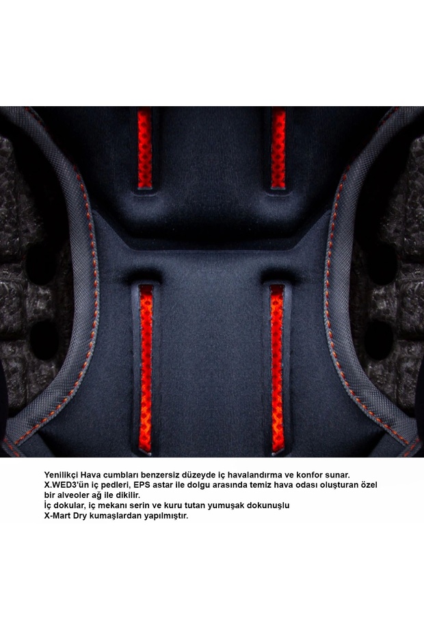 X.WED 3 TRAILMANIA MAT YEŞİL-NEON SARI KASK - 3