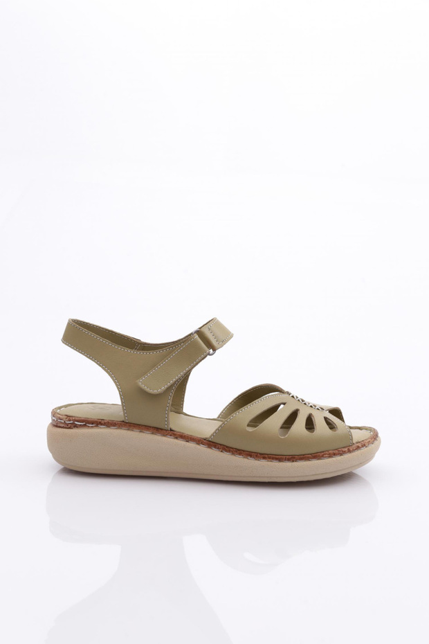 210 Women's Tie-Detail Hook-and-Loop Ankle Sandals