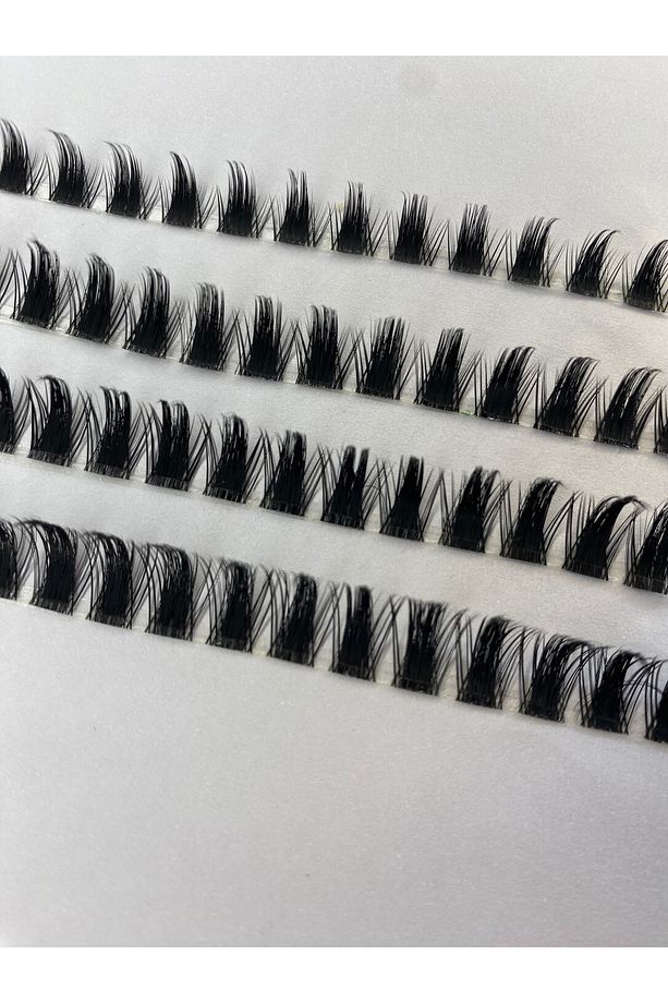 Ekspres Kirpik ;kylie Model ; Ipli Kirpik; Mix ; 6 Ip; 10,12,14mm Uzunlugunda - 4