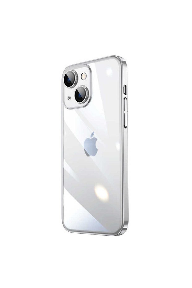 Compatible Case Riksos Cover for Apple iPhone 14 Case Hard Pc with Colorful Frame