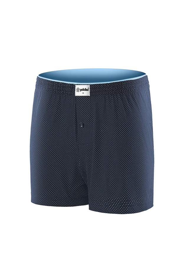 6 Pieces 100% Cotton Patterned Towel Waist Men's Boxers