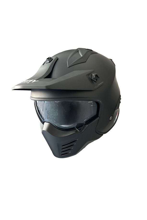 Sw 726 X Tokyo Mat Siyah Modüler Kask - 1