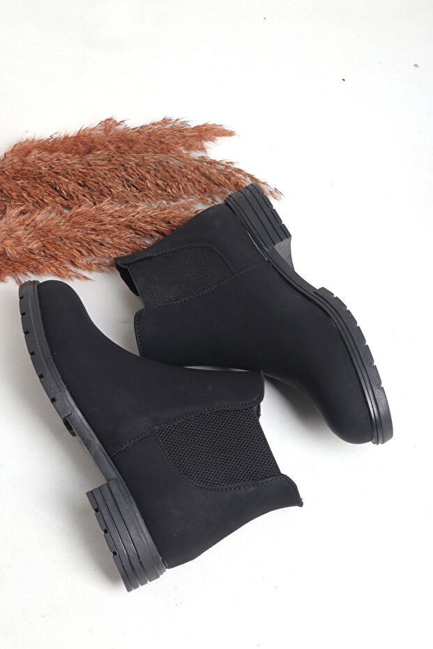 Düz Chelsea Bot- Kadın Düz Bot - İnce Taban Kadın Bot - 1