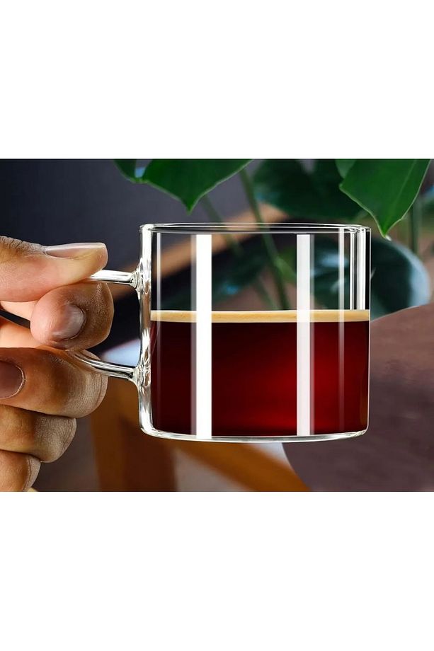 Espresso Bardağı Cam 2 Adet Termosilikat - 4