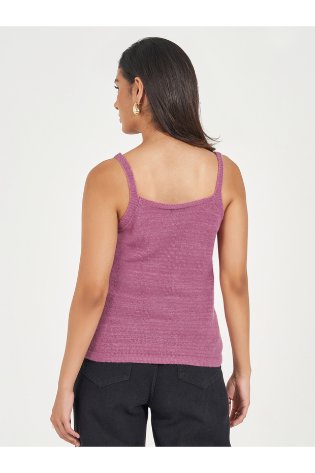 Flat Knit Cami Top - 4