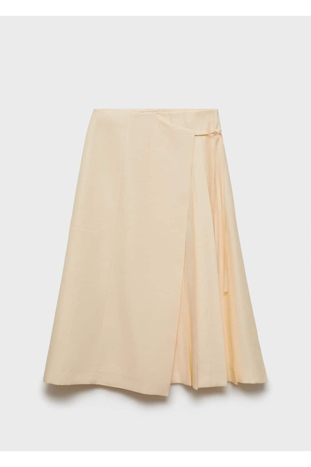 Lyocell-Rock mit Bindedetail - 3