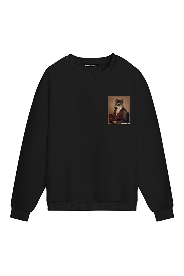 Unisex Signor Tekir - Regular Sweatshirt - 1