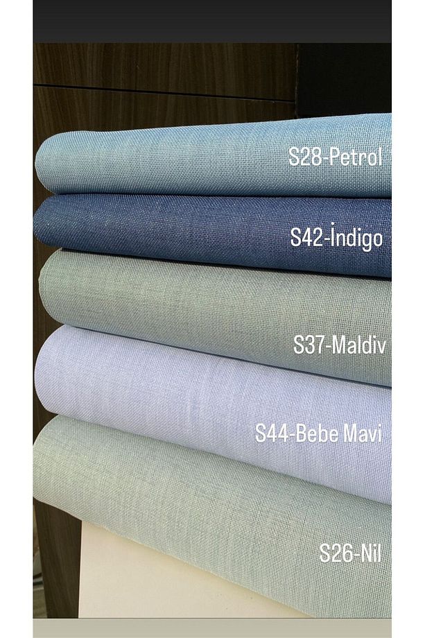 Simli Linen Kumaş - 8