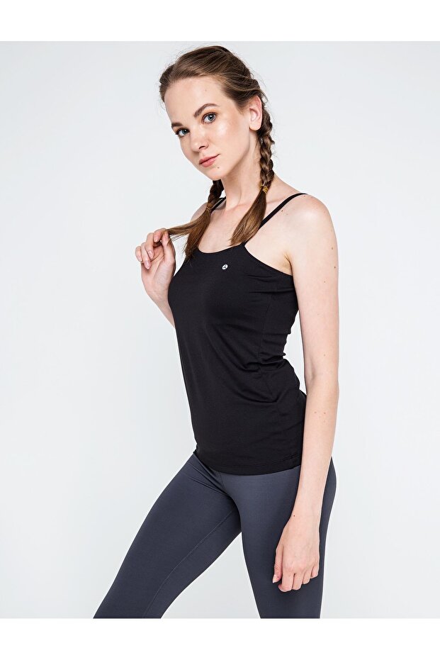 Askılı Tshirt Siyah Wezen - 1