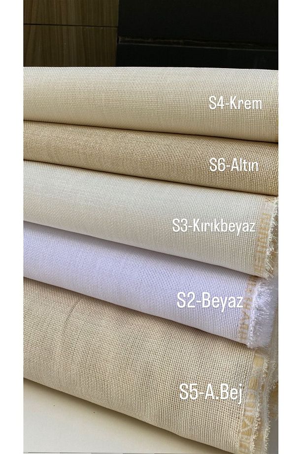 Simli Linen Kumaş - 6