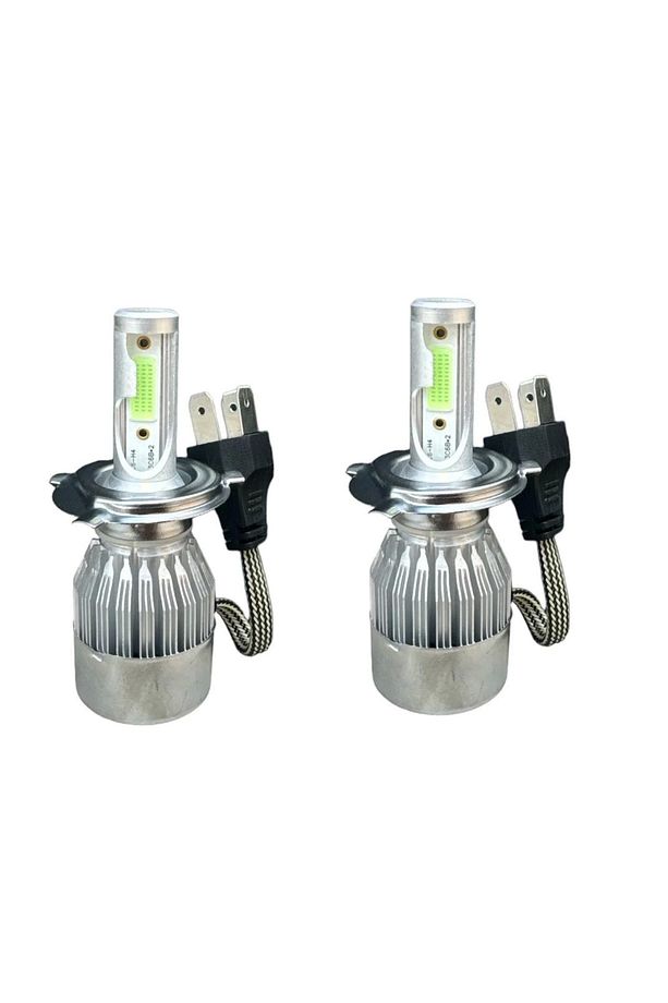 Buz Mavi Led Xenon H4 Far Ampulü Şimşek Etkili - 2