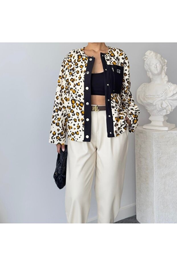 LEOPAR DESENLİ CEKET - 2
