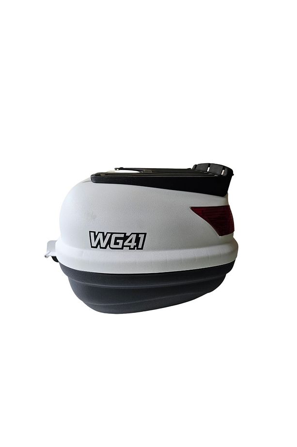 Wg41 Basic 41 Litre Motorsiklet Arka Çantası Beyaz Renk - Sırt Dayamasız Basic Model - - 3
