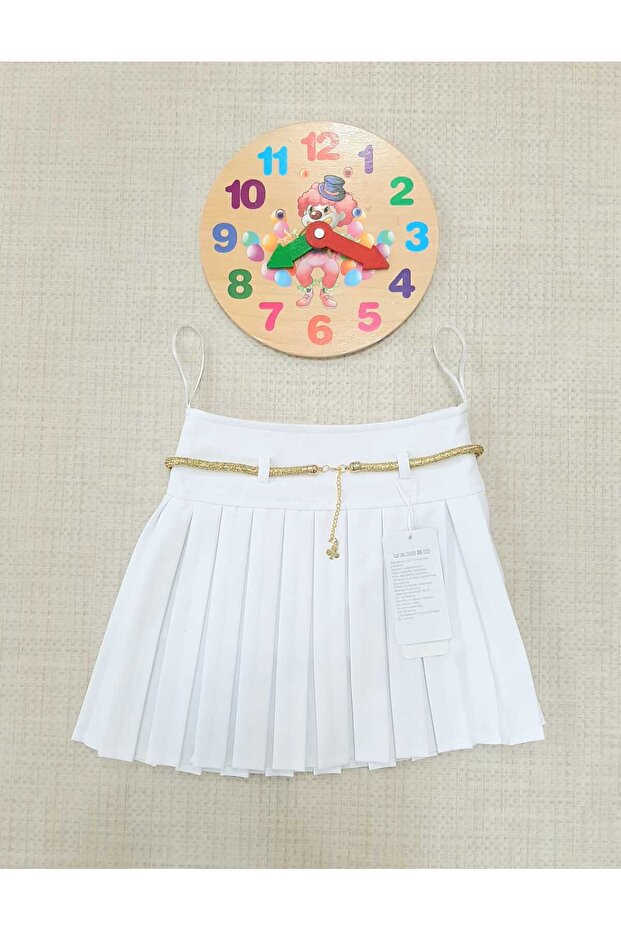 Girl's Thick Pleated Skirt
