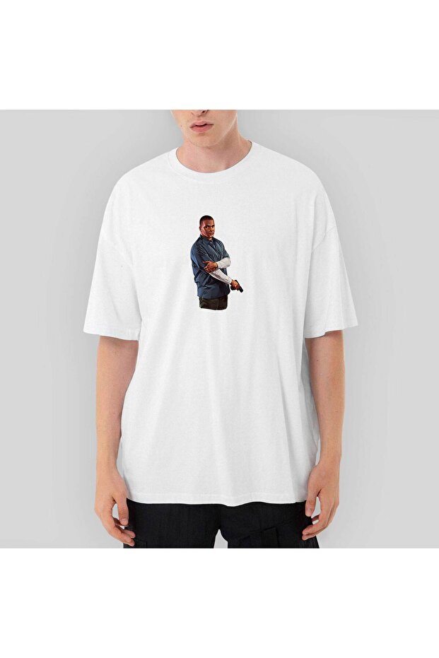Gta Rifleman Human Oversize White T-Shirt S