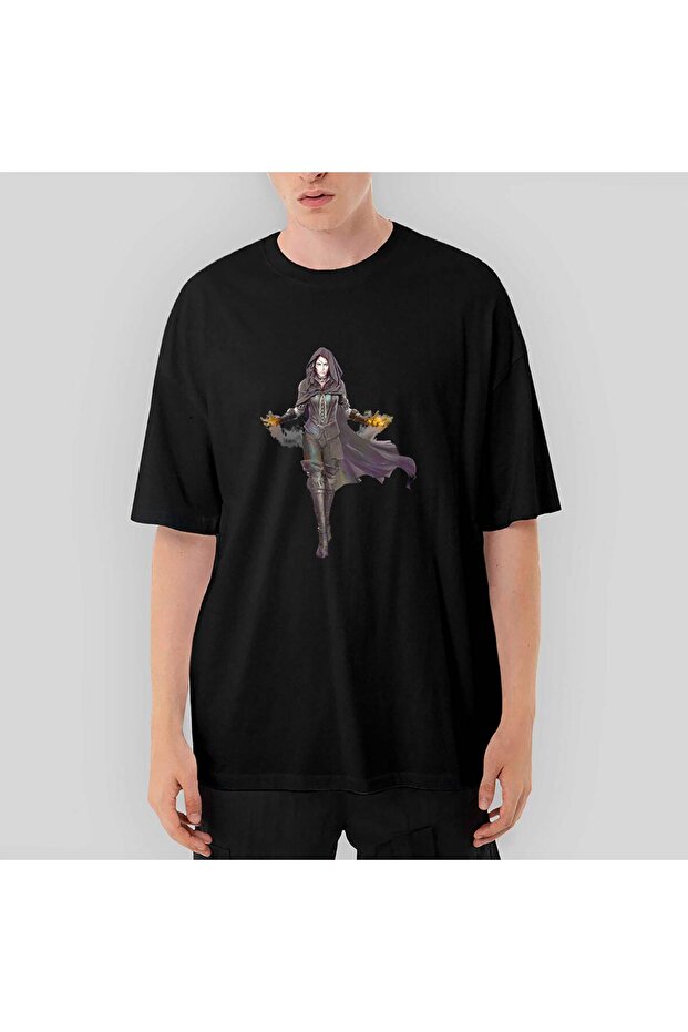 The Witcher Yennefer Oversize White T-Shirt XL