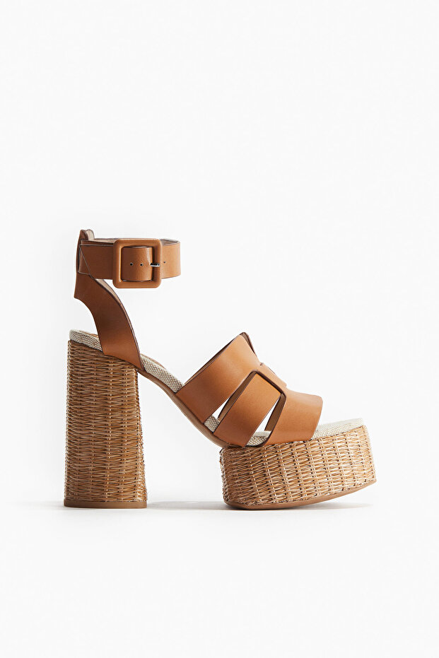 Topuklu ve Platformlu Espadril - 1