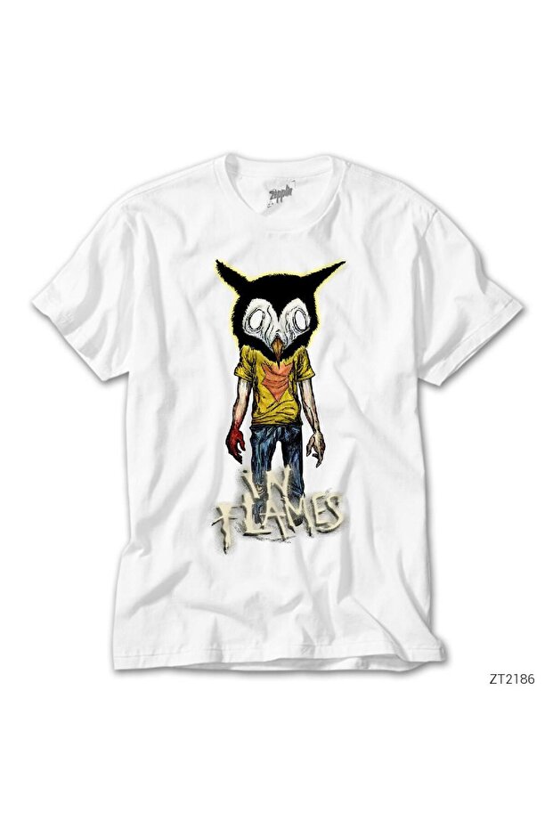 In Flames Monster White T-Shirt