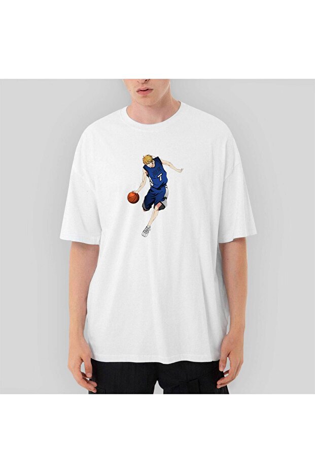Anime 7 Baller Oversize White T-Shirt