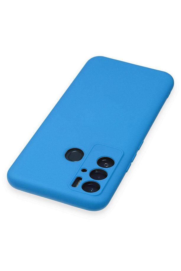 Tecno Pova Neo KILIF | içi kadife Lansman sOft Doku Silikon Kapak v7 | MAVİ - 4