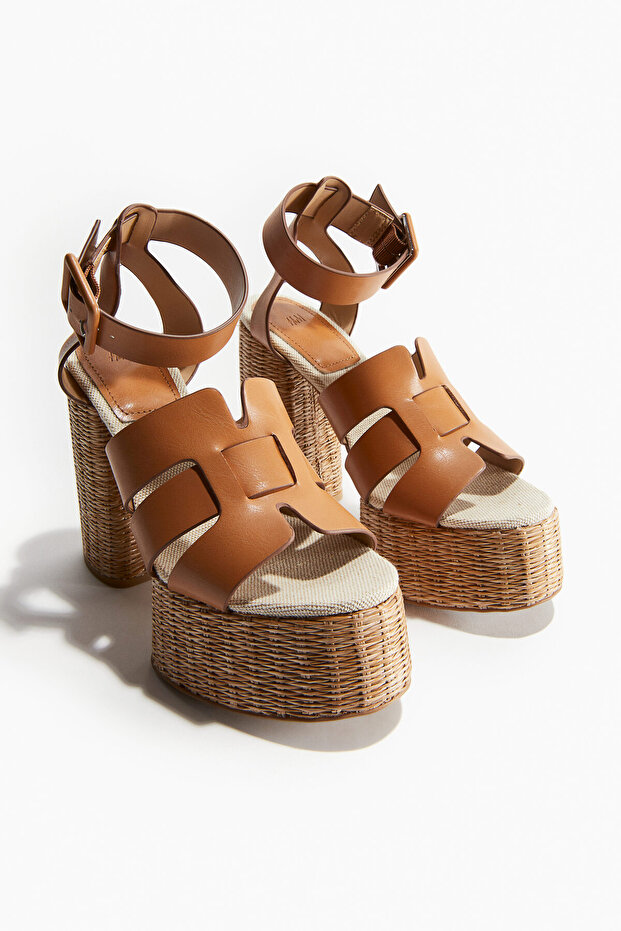 Topuklu ve Platformlu Espadril - 4